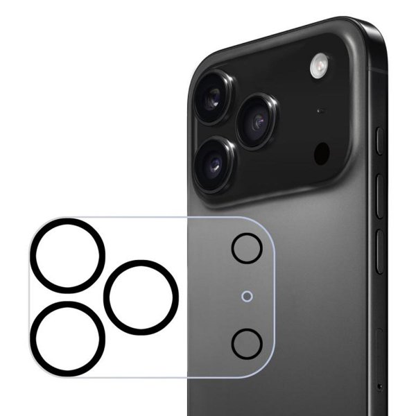 iPhone 17 Pro Max Kameralinsebeskytter i Hærdet Glas