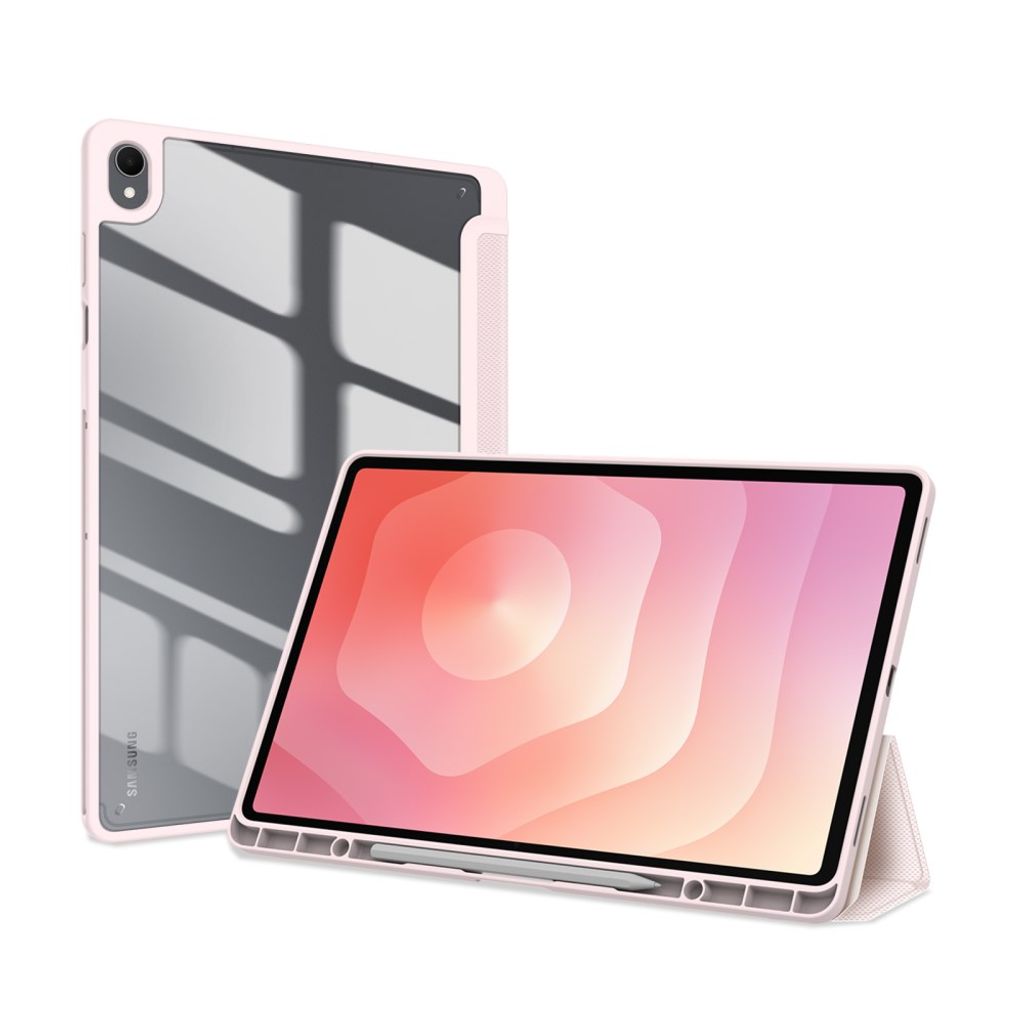 Dux Ducis Samsung Galaxy Tab S12 Plus Etui TOBY Series Lyserød