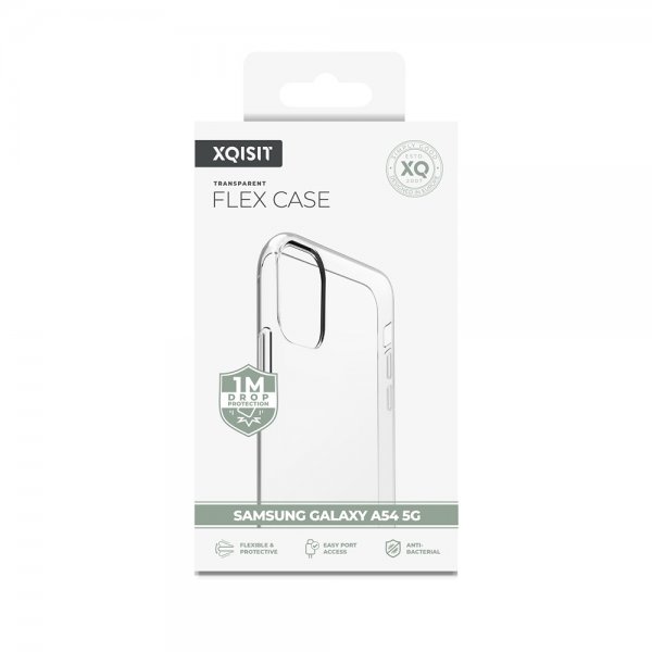 Xqisit Samsung Galaxy A54 5G Cover Flex Case Transparent
