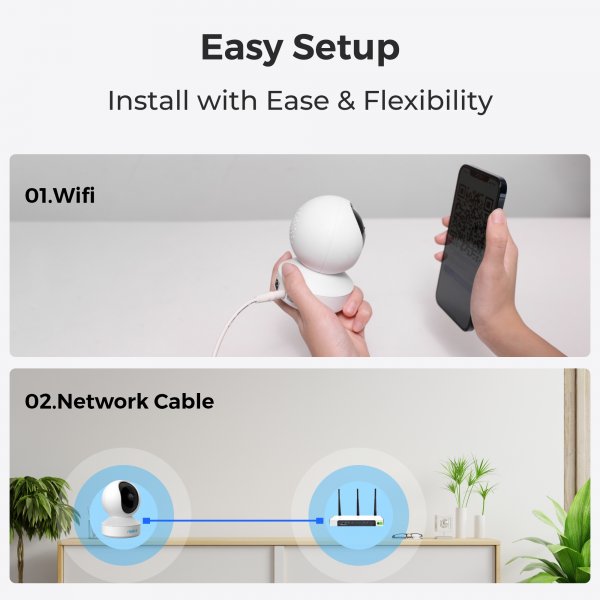 Reolink E1 (E320) Indendørs overvågningskamera Wi-Fi