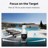Reolink P840 Smart 4K PoE-kamera med panorering, tilt og zoom