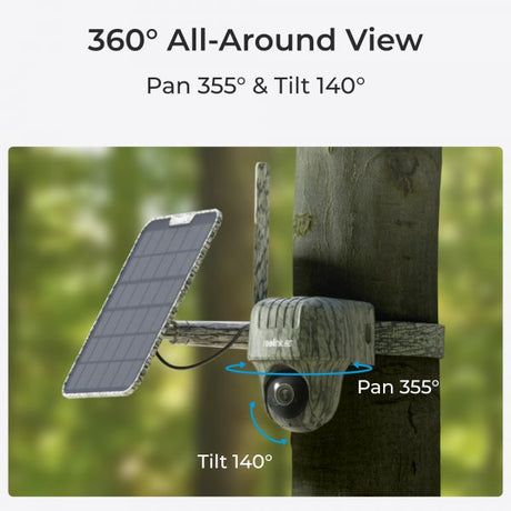 Reolink Go Series (G450) + Solar Panel 2 Vildtkamera 4K 4G Camo