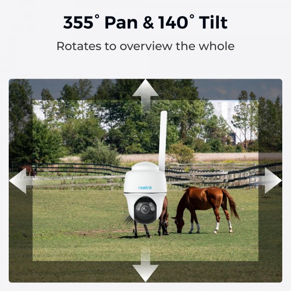 Reolink Go PT Plus (G430) Batteridrevet udendørskamera