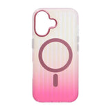 iPhone 17 Cover Bølget MagSafe Rosa