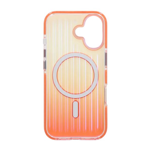iPhone 17 Cover Bølgepap MagSafe Orange