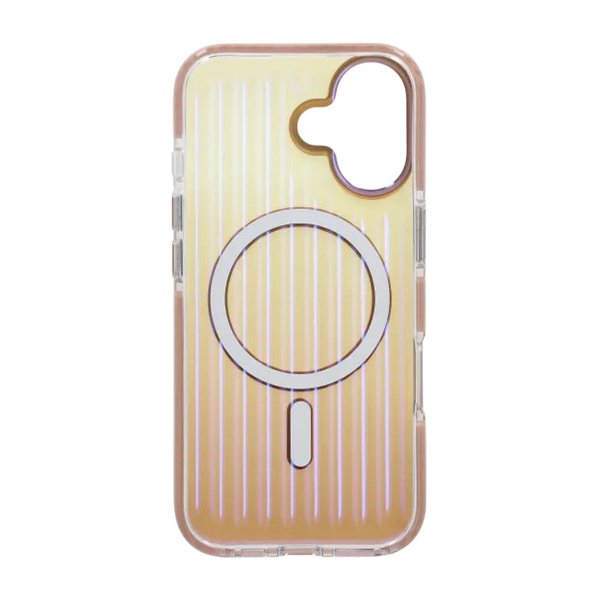 iPhone 17 Cover Bølget MagSafe Guld