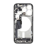 Mellemramme med smådele til iPhone 15 Pro - Sort Titan OEM