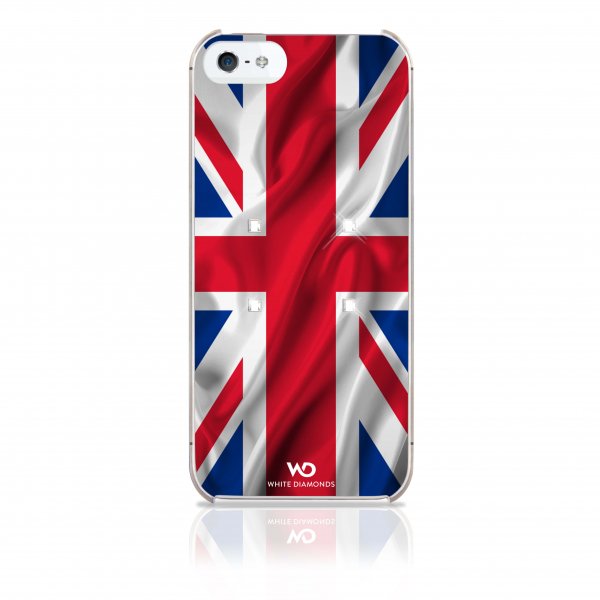 White Diamonds iPhone 5/5S/SE 2016 Cover Flag UK