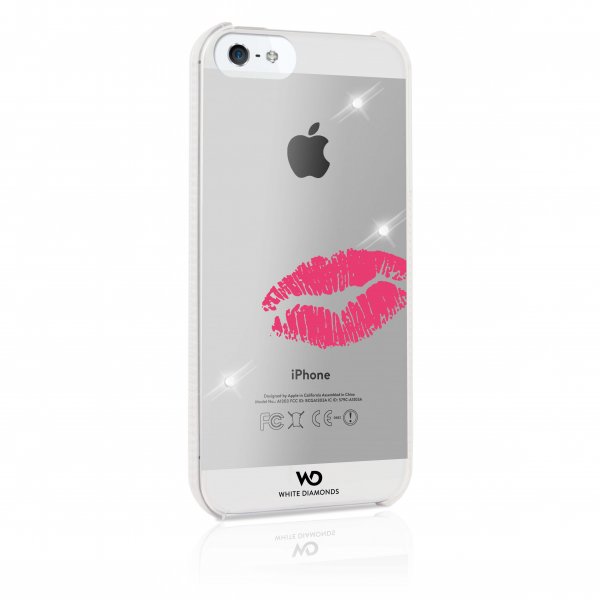 White Diamonds iPhone 5/5S/SE 2016 Cover Lipstick Kiss