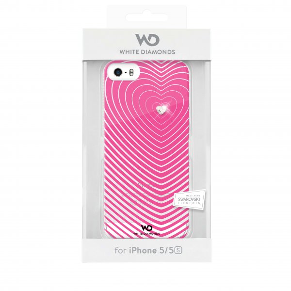 White Diamonds iPhone 5/5S/SE 2016 Cover Heartbeat Rosa