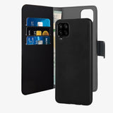 Puro Samsung Galaxy A12 Cover Wallet Aftageligt 2 i 1 Sort