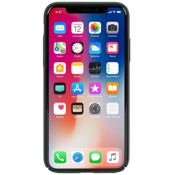 Krusell iPhone X/Xs Cover Sandby Moss