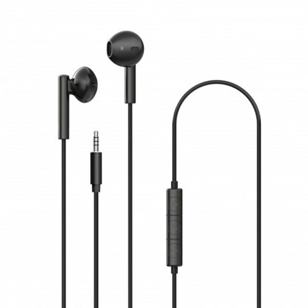 Xqisit Kablede Høretelefoner Button Type Headset 3.5mm Sort