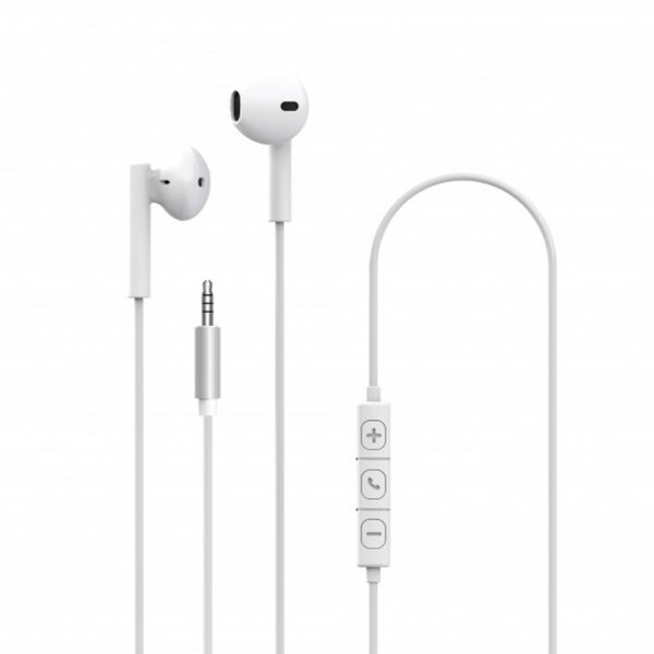 Xqisit Kablet Headset Button Type 3.5mm Hvid