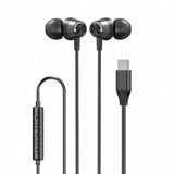 Xqisit Kablede Høretelefoner In-Ear Headset USB-C Sort