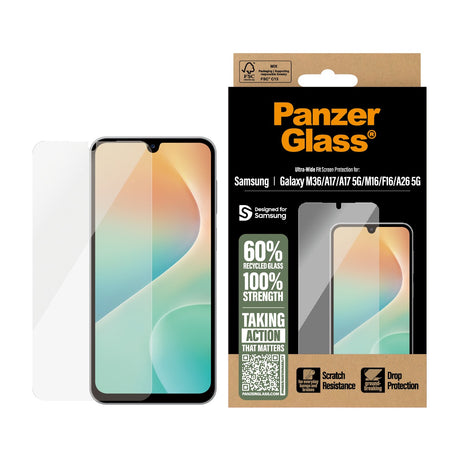 PanzerGlass Samsung Galaxy A17/A26 Skærmbeskytter Ultra-Wide Fit