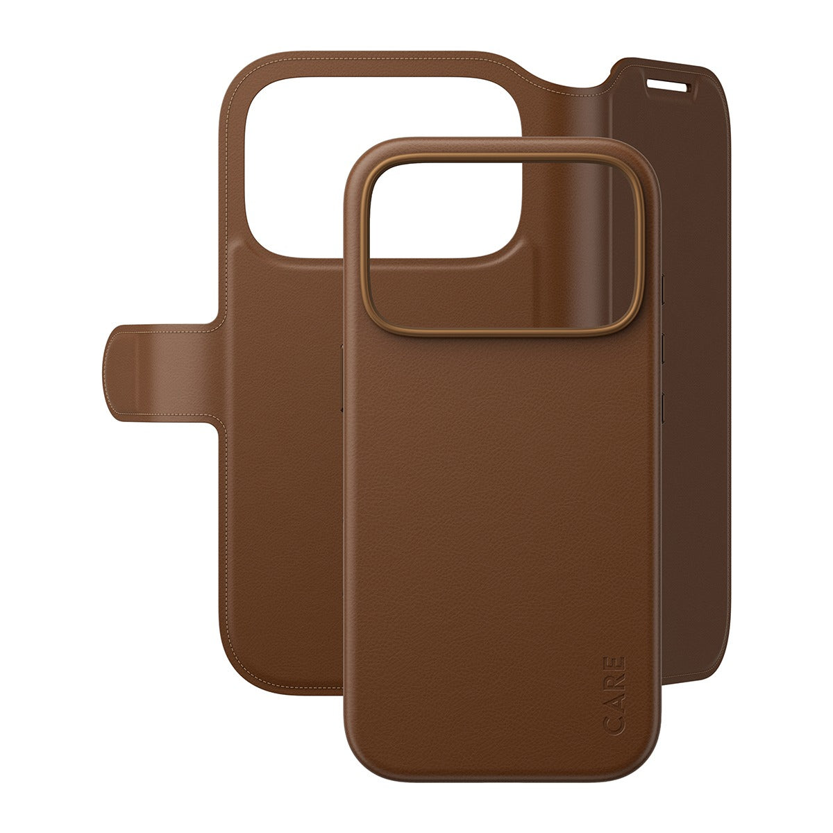 CARE by PanzerGlass iPhone 17 Pro/iPhone 18 Pro Etui Tango Wallet MagSafe Brun