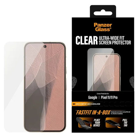 PanzerGlass Google Pixel 11/Pixel 11 Pro Skærmbeskytter Ultra-Wide Fit Fastfit