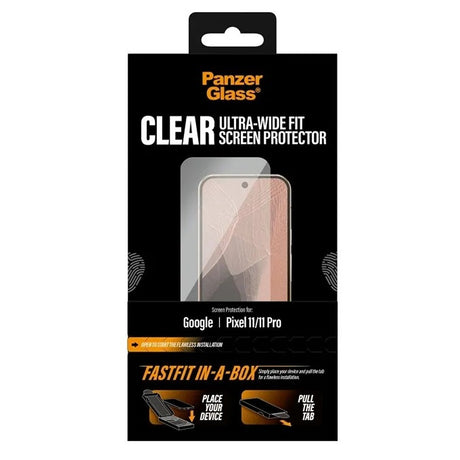 PanzerGlass Google Pixel 11/Pixel 11 Pro Skærmbeskytter Ultra-Wide Fit Fastfit