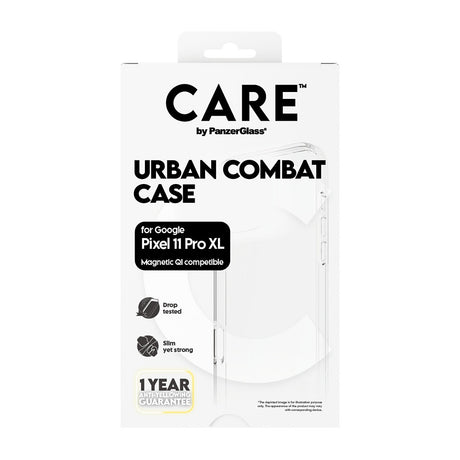 CARE by PanzerGlass Google Pixel 11/11 Pro Cover Urban Combat MagSafe Klar