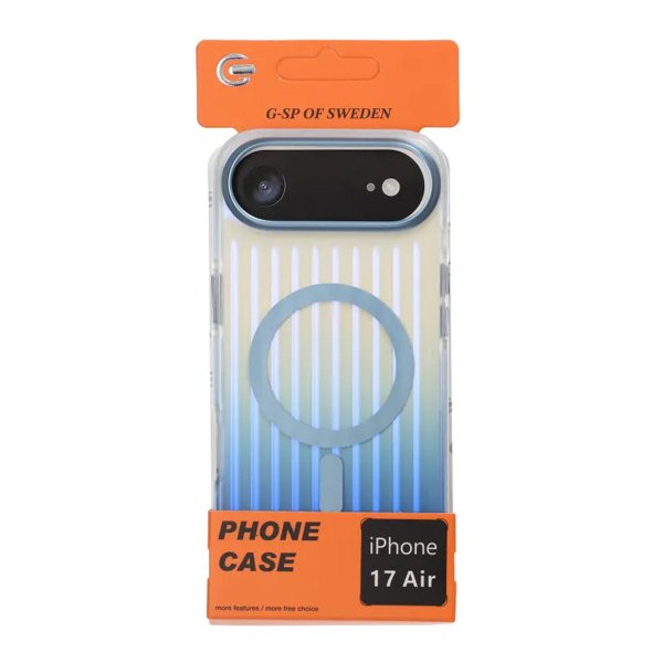iPhone Air Cover Bølget MagSafe Blå