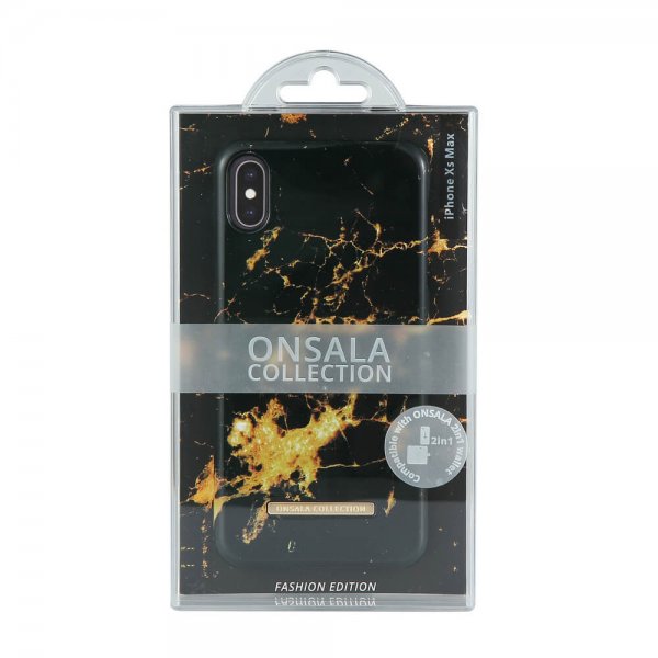 Onsala iPhone Xs Max Cover Fashion Edition Goldmine Marble