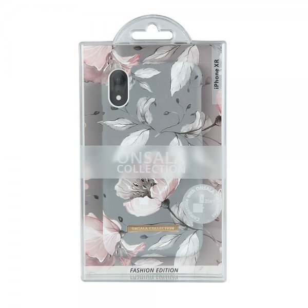 Onsala iPhone Xr Cover Fashion Edition Flowerleaves