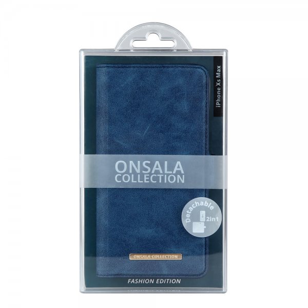 Onsala iPhone Xs Max Cover Fashion Edition Aftageligt Cover Royal Blue
