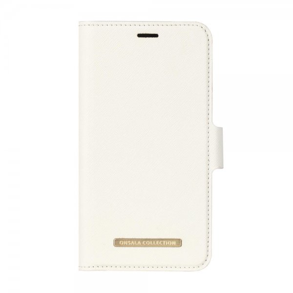 Onsala iPhone X/Xs Cover Fashion Edition Aftageligt Cover Saffiano Hvid