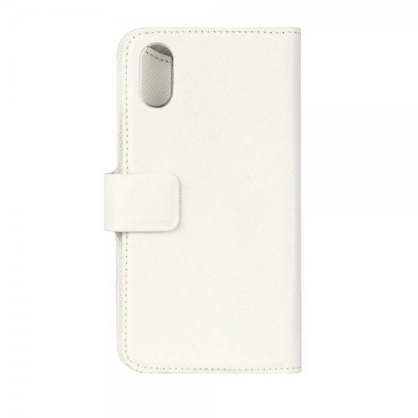 Onsala iPhone X/Xs Cover Fashion Edition Aftageligt Cover Saffiano Hvid
