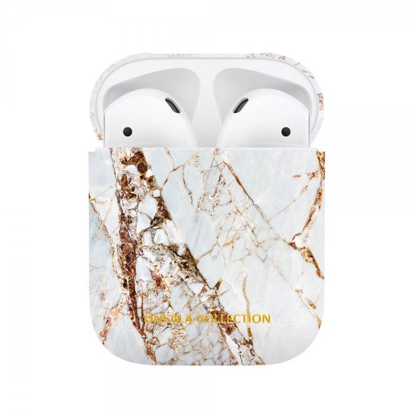 Onsala AirPods 1/2 Cover Fashion Edition White Rhino Marble