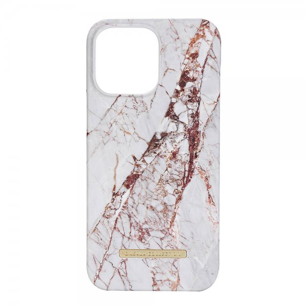 Onsala iPhone 14 Pro Max Cover Fashion Edition White Rhino Marble