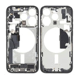 Mellemramme med smådele til iPhone 15 Pro - Sort Titan OEM