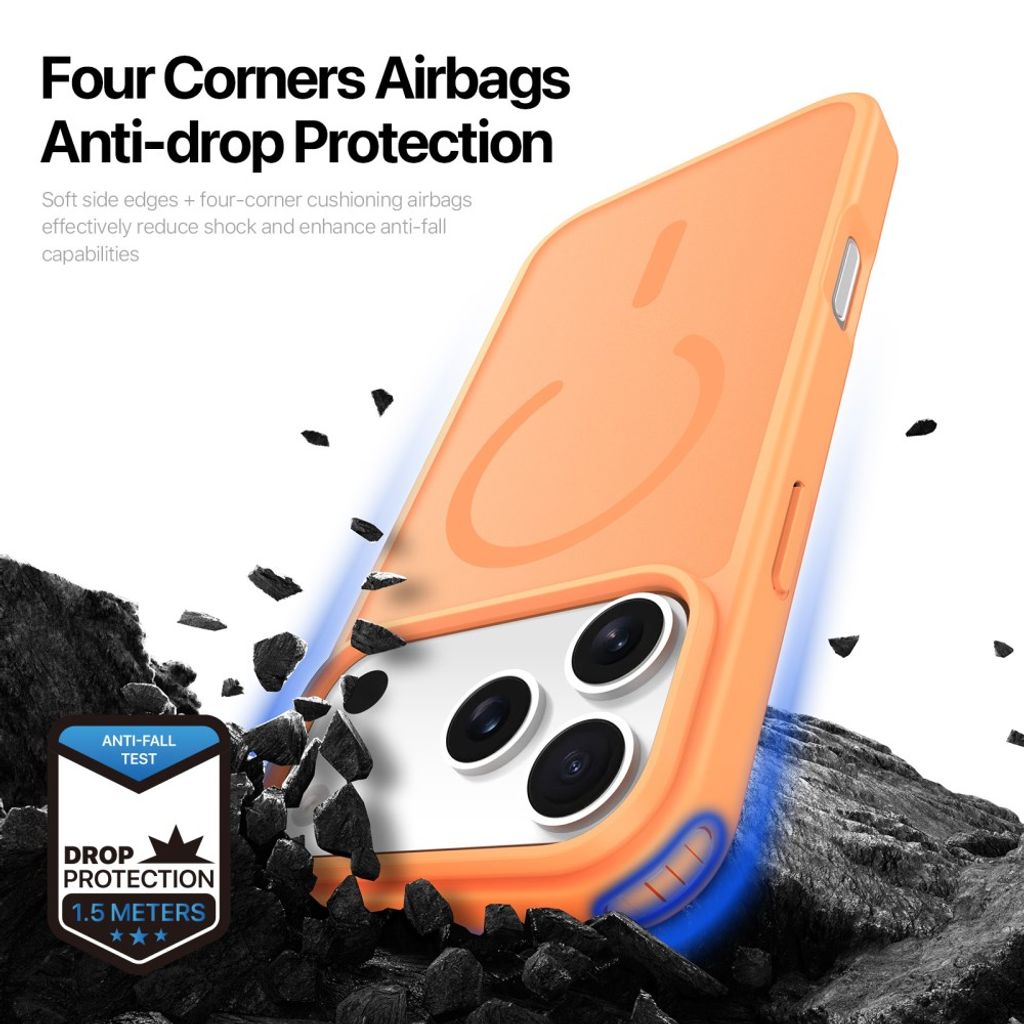 Dux Ducis iPhone 17 Pro Max/iPhone 18 Pro Max Cover Yind Series MagSafe Orange