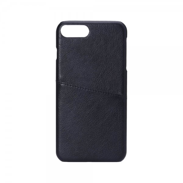 Onsala iPhone 6/6S Plus/iPhone 7 Plus/iPhone 8 Plus Cover med Kortlomme Sort