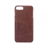 Onsala iPhone 6/6S Plus/iPhone 7 Plus/iPhone 8 Plus Cover med et Kortfag Brun