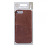 Onsala iPhone 6/6S Plus/iPhone 7 Plus/iPhone 8 Plus Cover med et Kortfag Brun