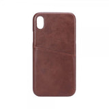 Onsala iPhone X/Xs Cover med én kortlomme Brun