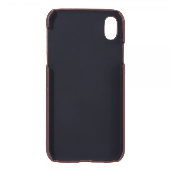 Onsala iPhone X/Xs Cover med én kortlomme Brun