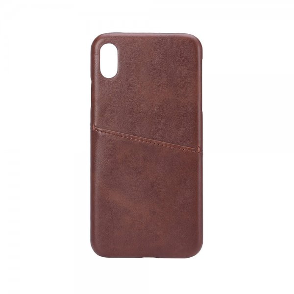 Onsala iPhone Xs Max Cover med en Kortlomme Brun