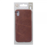 Onsala iPhone Xs Max Cover med en Kortlomme Brun