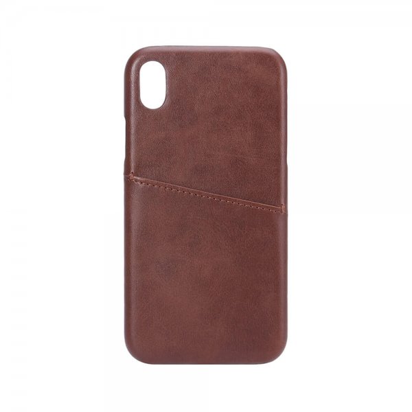 Onsala iPhone Xr Cover med kortlomme Brun