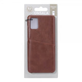 Onsala Samsung Galaxy A51 Cover med Kortlomme Brun