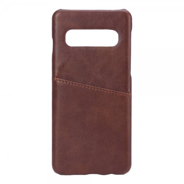 Onsala Samsung Galaxy S10 Cover med et Kortrum Brun