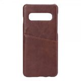 Onsala Samsung Galaxy S10 Cover med et Kortrum Brun