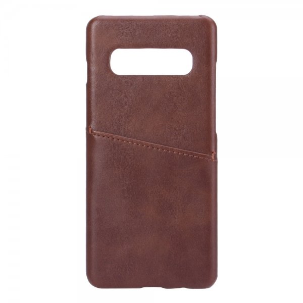 Onsala Samsung Galaxy S10 Plus Cover med Kortrum Brun