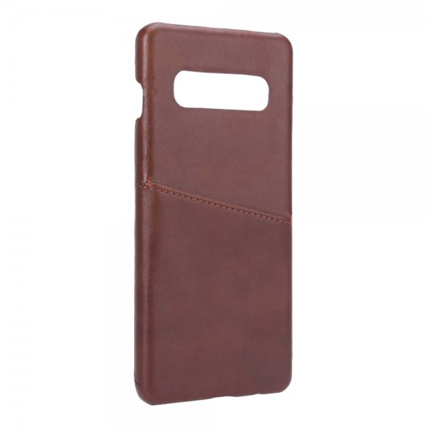 Onsala Samsung Galaxy S10 Plus Cover med Kortrum Brun