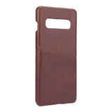 Onsala Samsung Galaxy S10 Plus Cover med Kortrum Brun