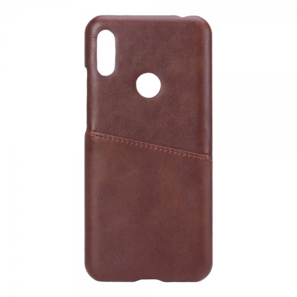 Onsala Huawei Y6 2019 Cover med kortplads Brun