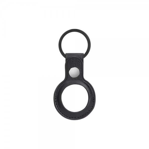 Onsala Apple AirTag Holder Kunstlæder Sort